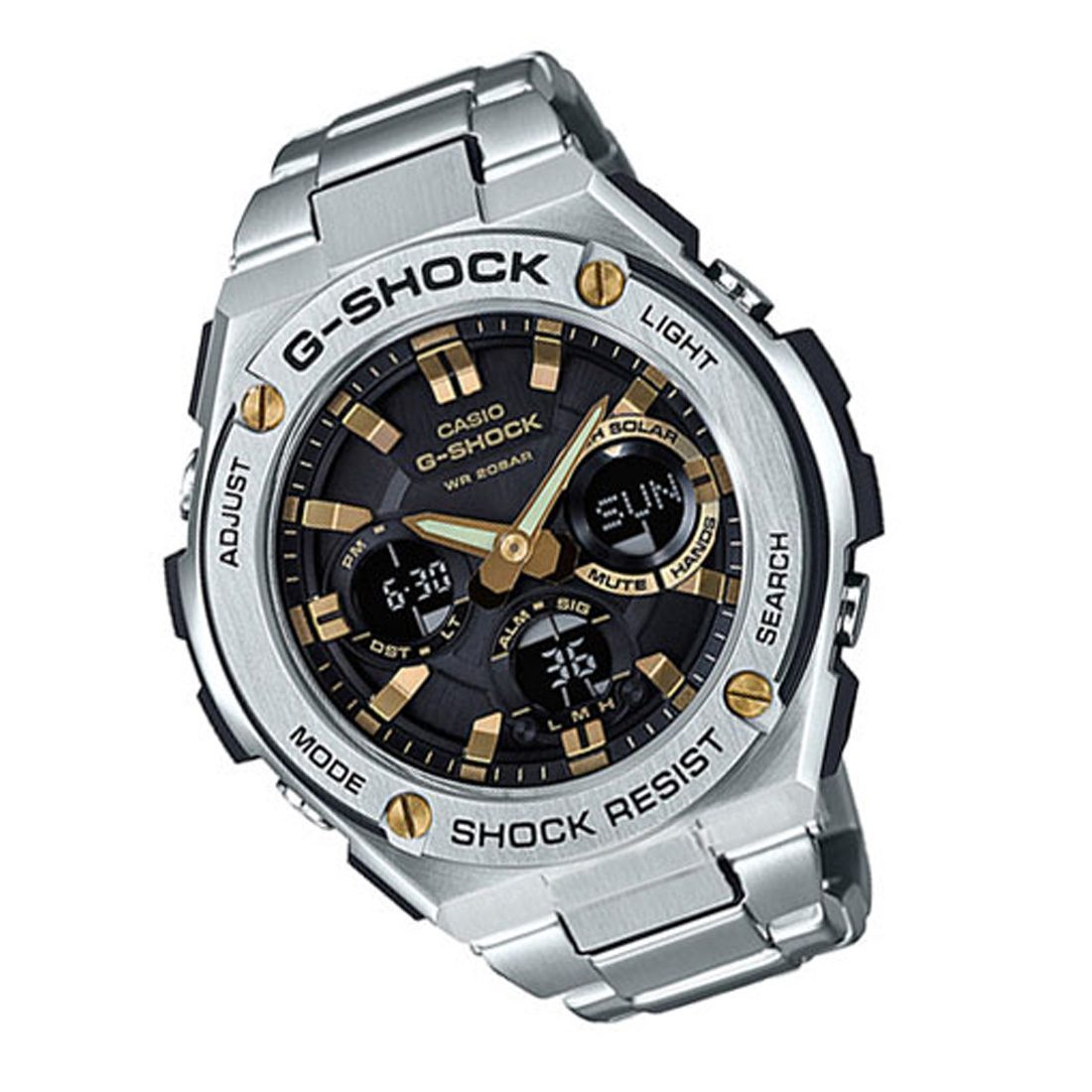 g shock gst s110 change time